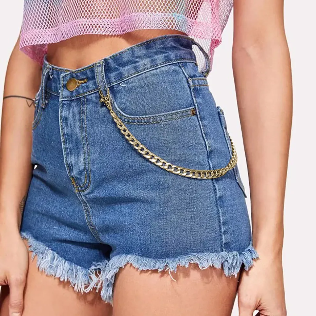 SAGACE простой дикий пляжный стиль текстура тела цепь из сплава цепочка на талию