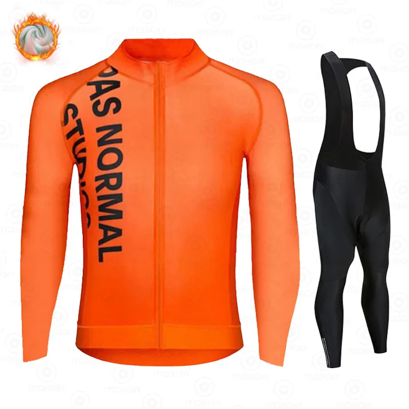 

PAS Winter Warm Fleece Cycling Jersey SIROKO 2022 Long Sleeve Men's Cycling Wear Outdoor Mountain Bike Uniform Cycling Wear Sets