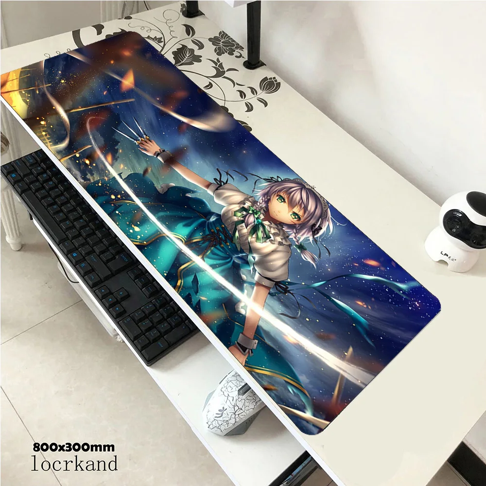 Sakuya Izayoi коврик для мыши 900x400x3 мм игровой профессиональный геймер компьютерный