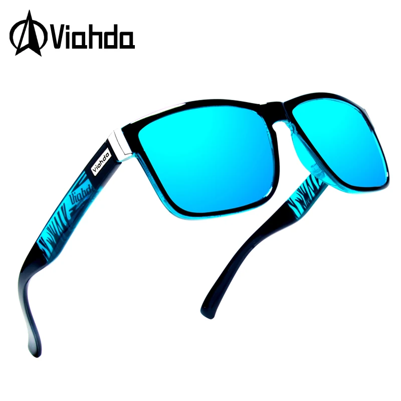 Солнцезащитные очки VIAHDA Мужские поляризационные цветные солнечные в стиле ретро