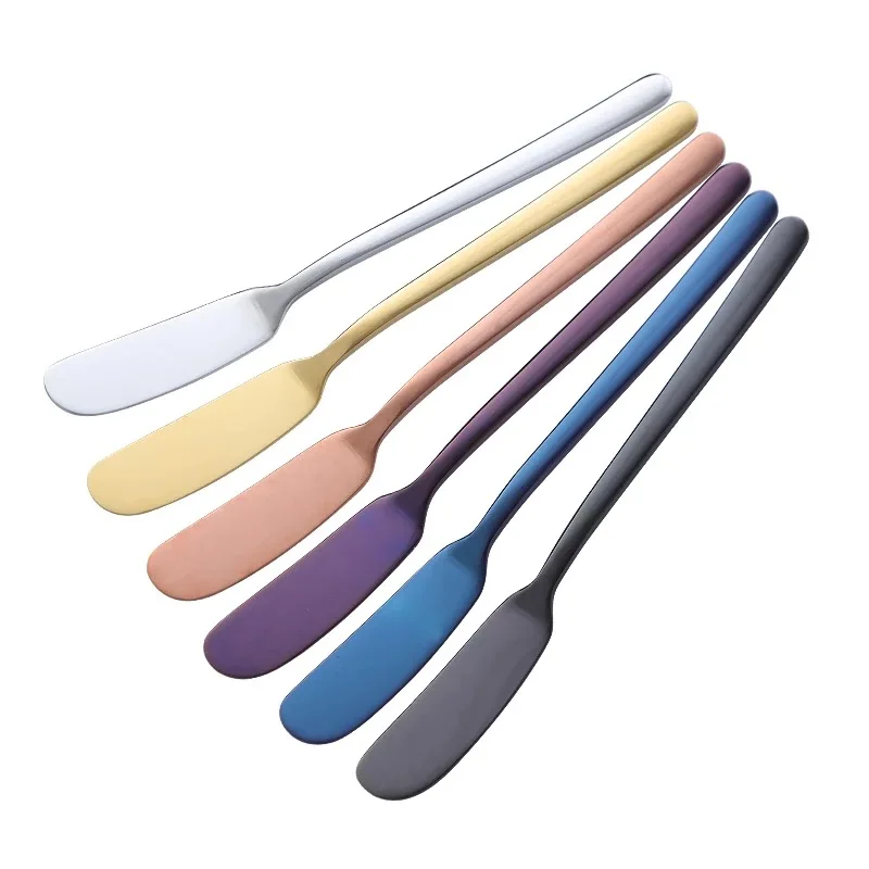 

304 Stainless Steel Butter Metal Knife Cheese Dessert Cake Paver Bread Knife Butter Spatula Western Food Bread Tableware