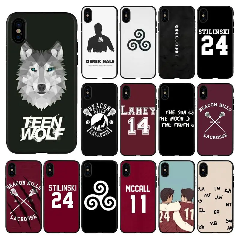 Чехол для телефона HTxian Teen Wolf Stilinski 24 McCALL 11 LAHEY 14 iPhone pro XS MAX 8 7 6 6S Plus X 5 5S se 2020 XR|Бамперы|