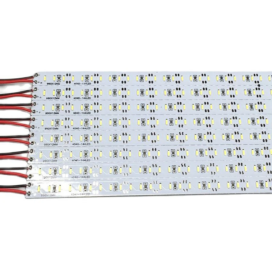 

100pcs Super Brightness Led Bar Light 12v SMD 4014 Rigid Strip 144LEDs/M 3014 LED Tube Hard LAMP