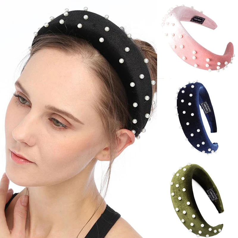 Специальный дизайн имитация жемчуга повязка на голову Жемчужный Камень