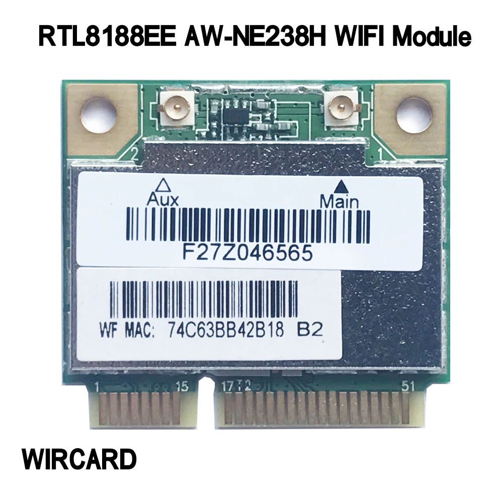 Новый модуль Wi Fi RTL8188EE мини карта PCI E Fi|Сетевые карты| |