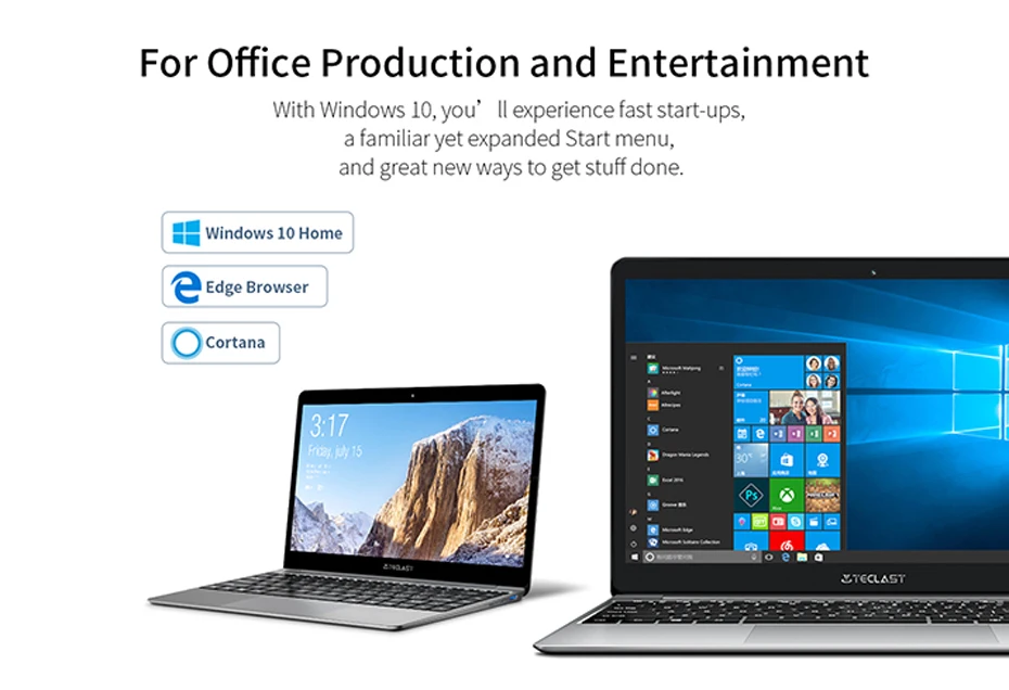 Ноутбук Teclast F7 Plus 14,0 ''Windows 10 Thuis Versie Intel Gemini Lake N4100 четырехъядерный 1,1 ГГц 8 Гб ram 256 ГБ SSD
