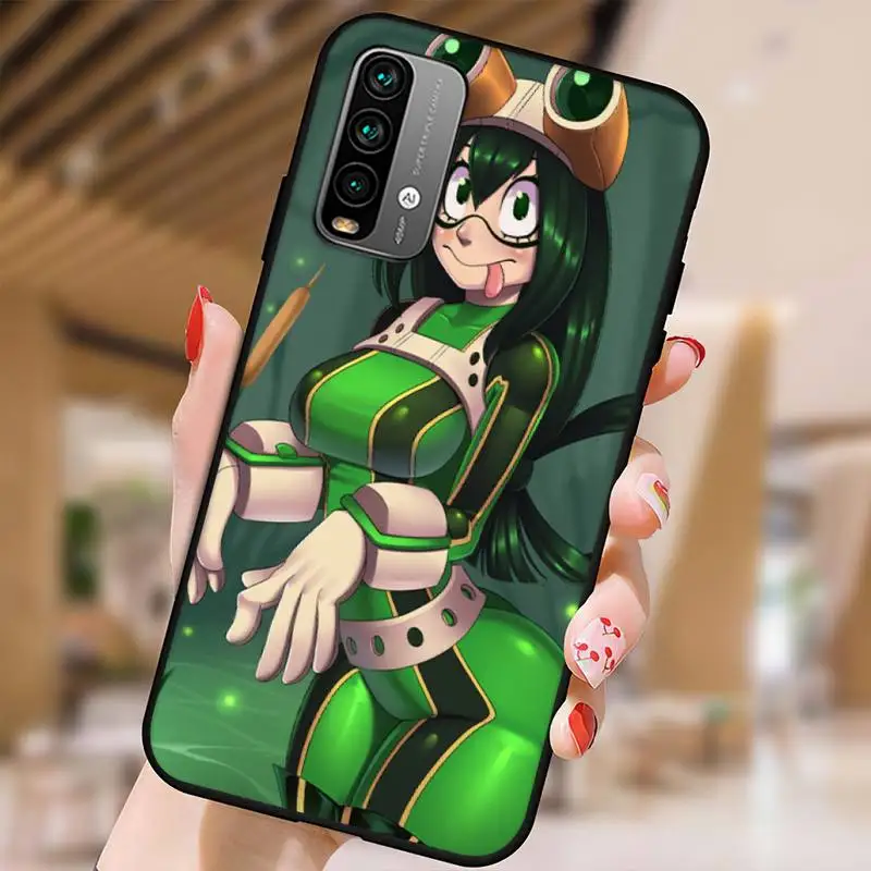 Чехол для телефона Asui Tsuyu My Hero моя геройская Академия Xiaomi 9 10PRO LITE Redmi NOTE7 8 10 A PRO Shell |
