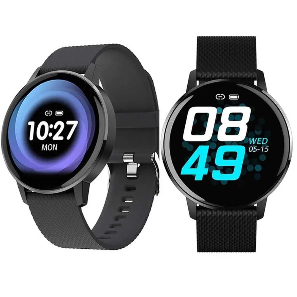 Мужские Смарт часы IP68 водонепроницаемые спортивные для плавания пульсометр