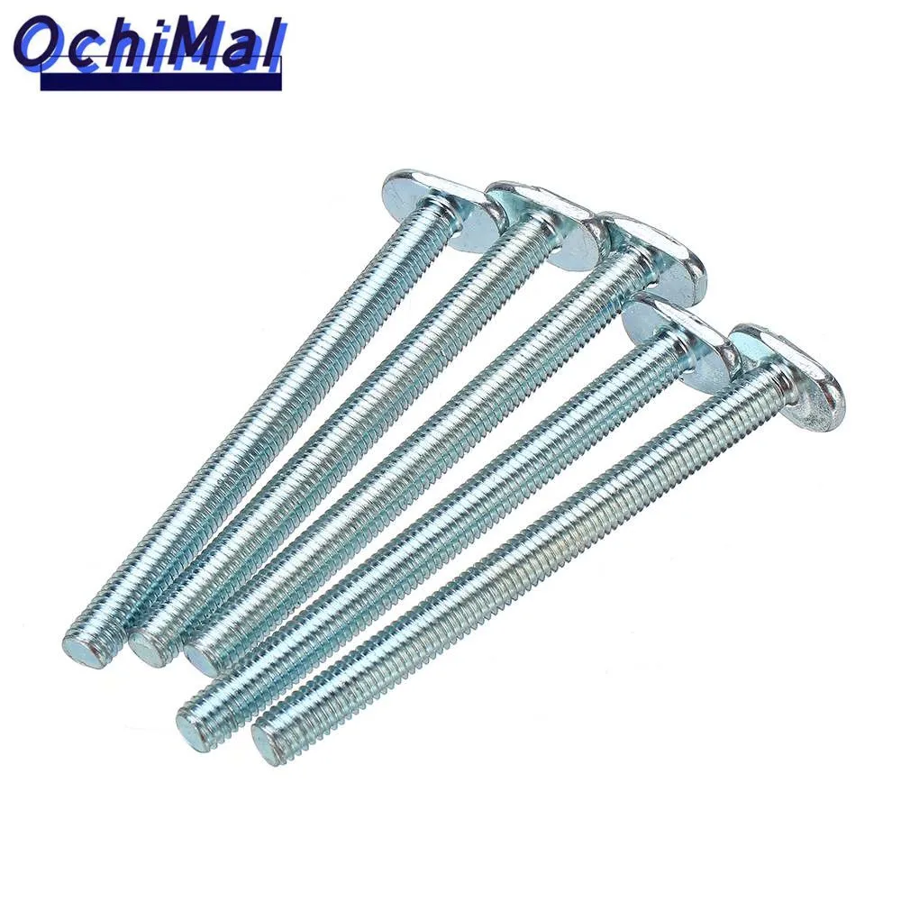 

5pcs M8 T Nut Screws for 19x9.5mm T-track T-slot Miter Track Jig Table Saw Router Table Woodworking Tool New