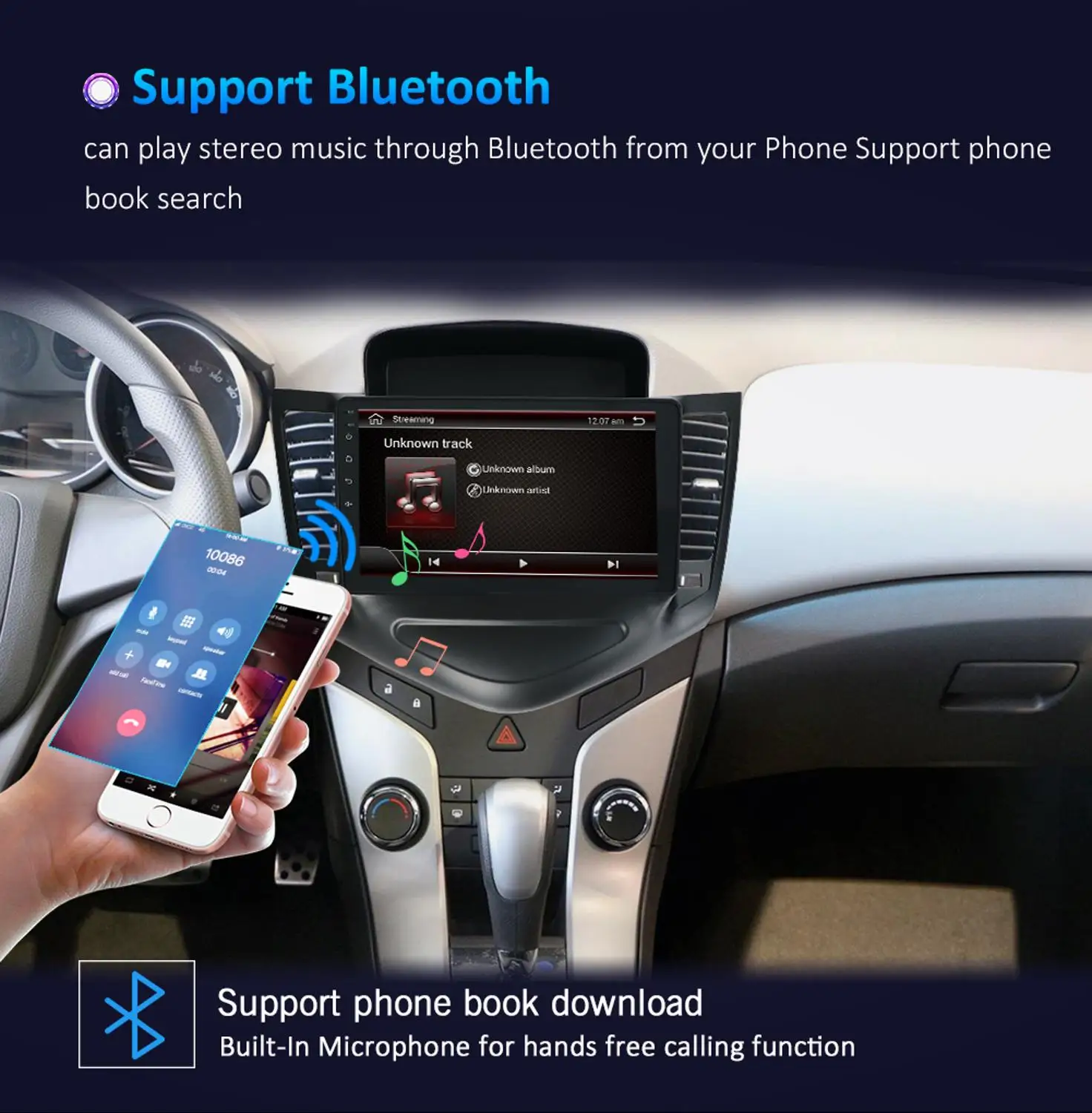 Bosion для Chevrolet Cruze 2009- Android 9,0 Авторадио автомобильный мультимедийный плеер gps навигация головное устройство с wifi BT RDS USB