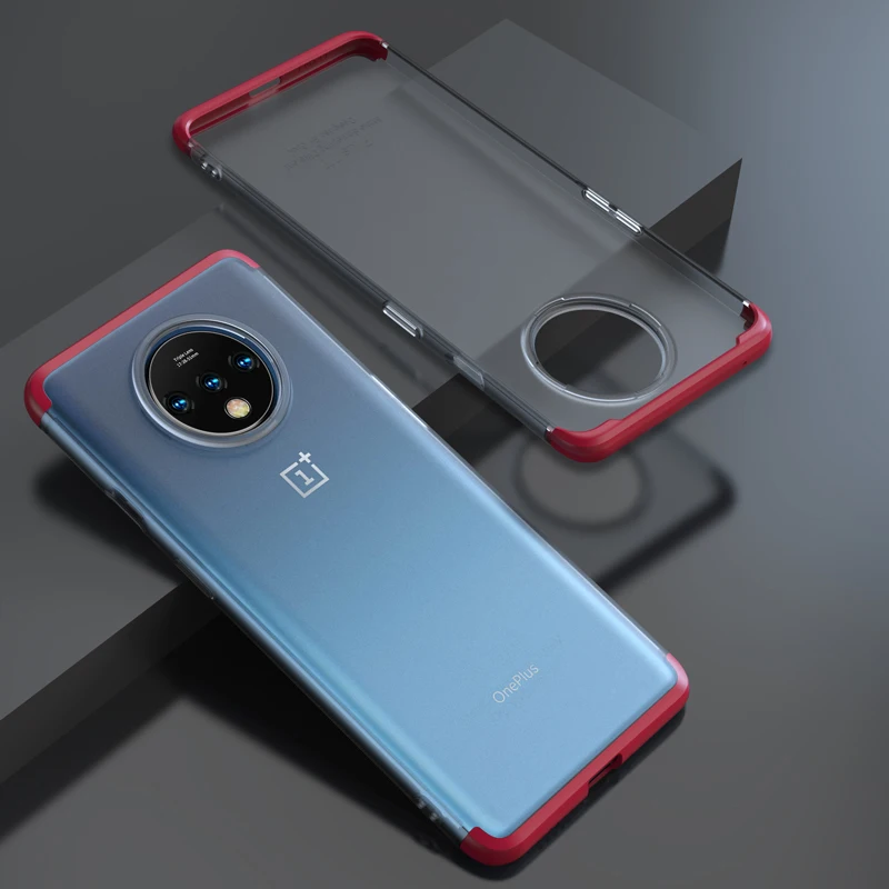 GKK Original Fundas For Oneplus 7 7T Pro Case Shockproof Full Protection Translucent Back Matte Cover Coque | Мобильные телефоны и
