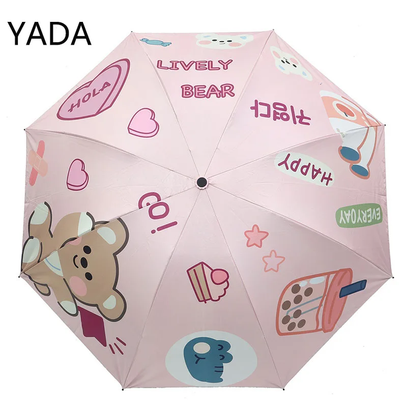 

Распродажа, ветрозащитные складные дождевые зонтики YADA, дождевые зонтики для детей, зонтик с защитой от УФ-лучей, подарки YD210043