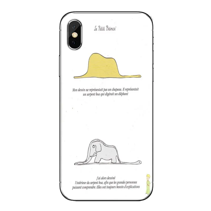 Маленький принц шляпа или боа для iPhone XS Max XR X 4 4s 5 5S 5C SE 6 6S 7 8 Plus samsung Galaxy J1 J3 J5 J7 A3 A5