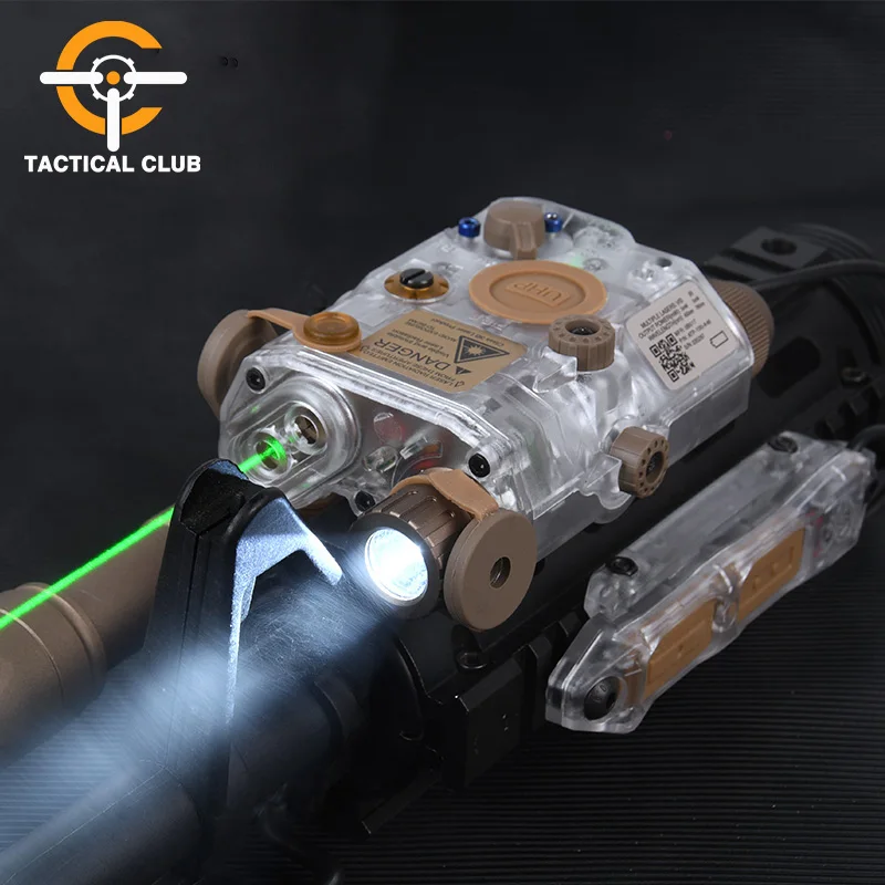 

Airsoft Tactical Transparent LA-5C PEQ-15 Laser sight PEQ15 Red Green BLue IR Laser Rifle Weapon light For 20MM Picatinny Rail