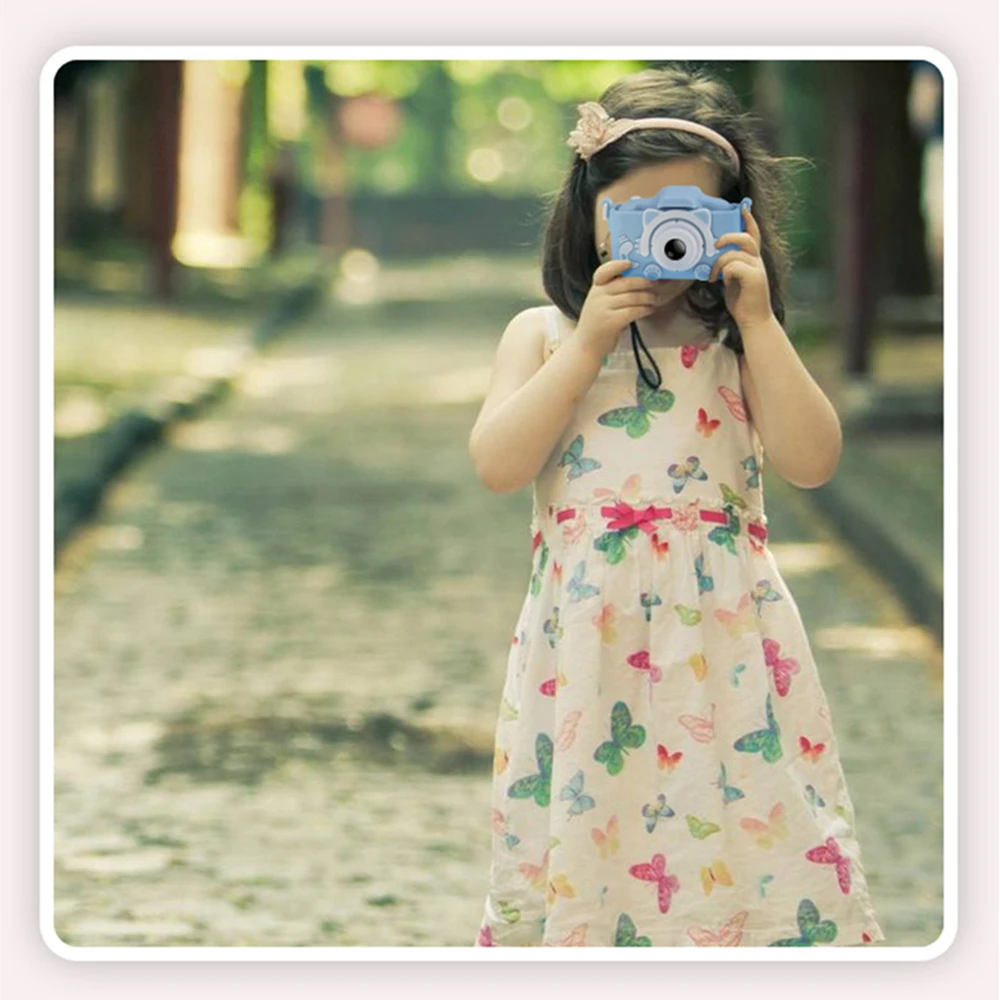 Детская цифровая мини камера GM20 игрушка в подарок на Рождество с экраном для