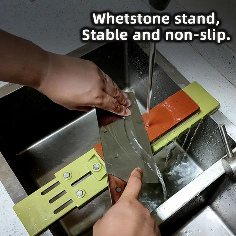 whetstone sink rack sharpening stone holder adjustable bridge kitchen knife sharpener accessories grinder tools machine gadgets free global shipping