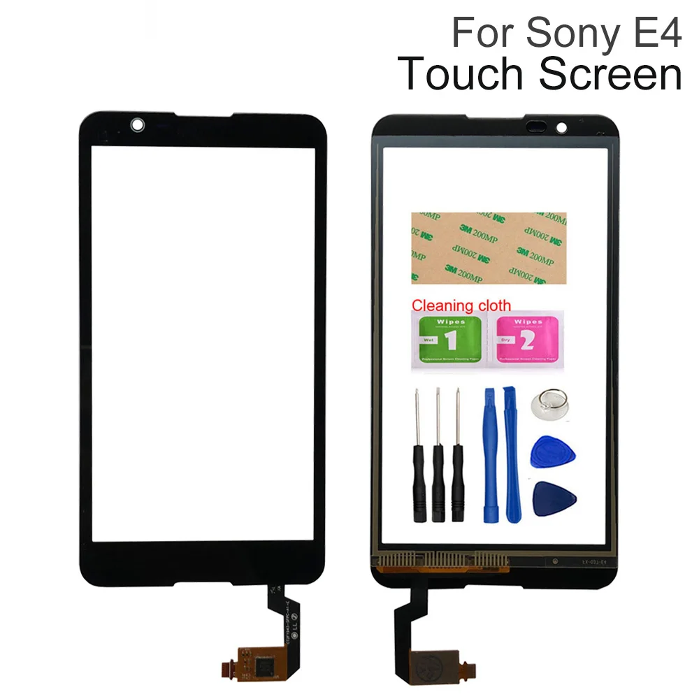 

5.0" Touch Screen For Sony Xperia E4 E2104 E2105 Digitizer Front Glass Lens Sensor Panel High Quality Tools