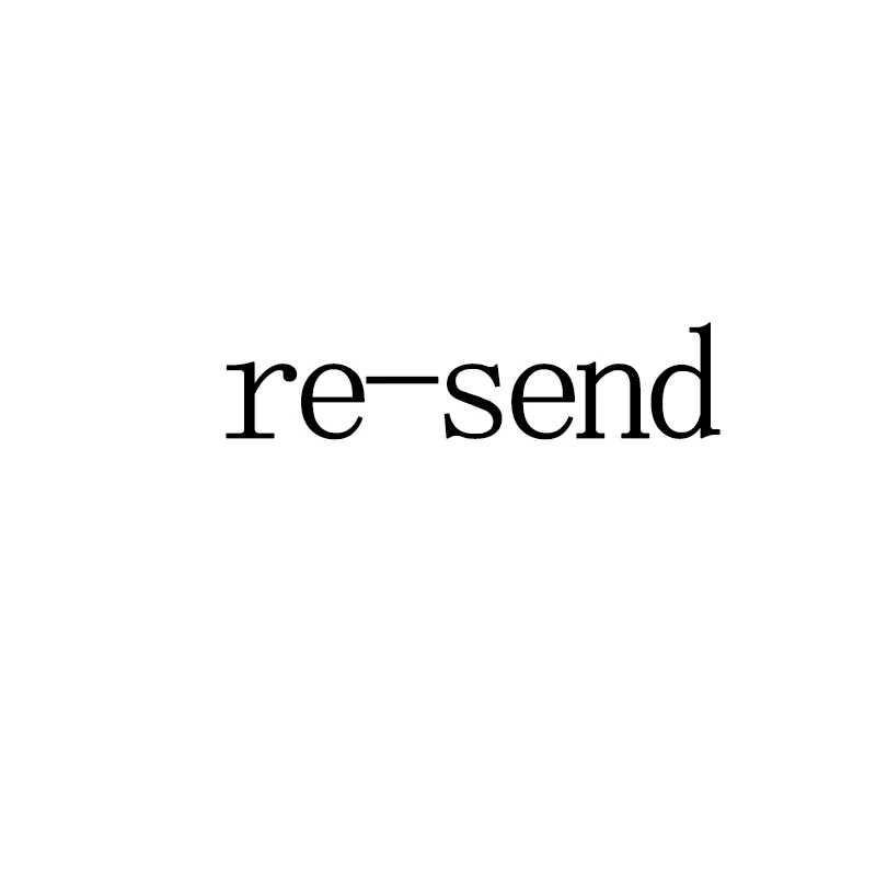 

re-send