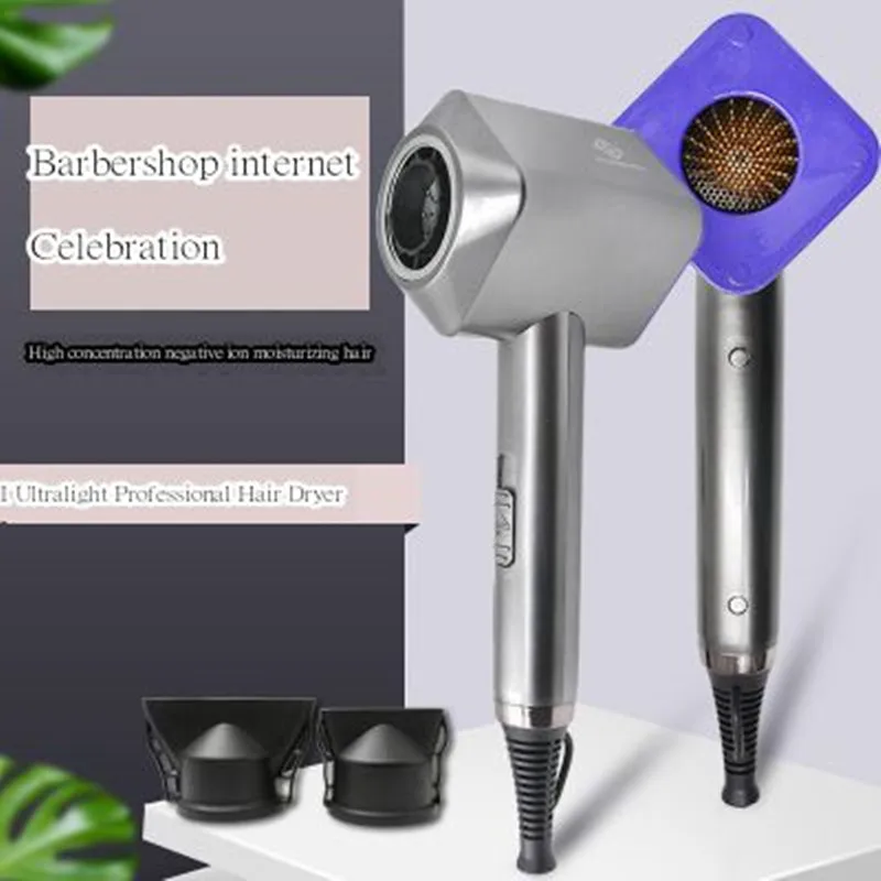 Anion Hair Dryer Powerful and quick drying Hairdressing Barber salon hairdryer Tools professional 3 Speed Adjustment Blow | Бытовая