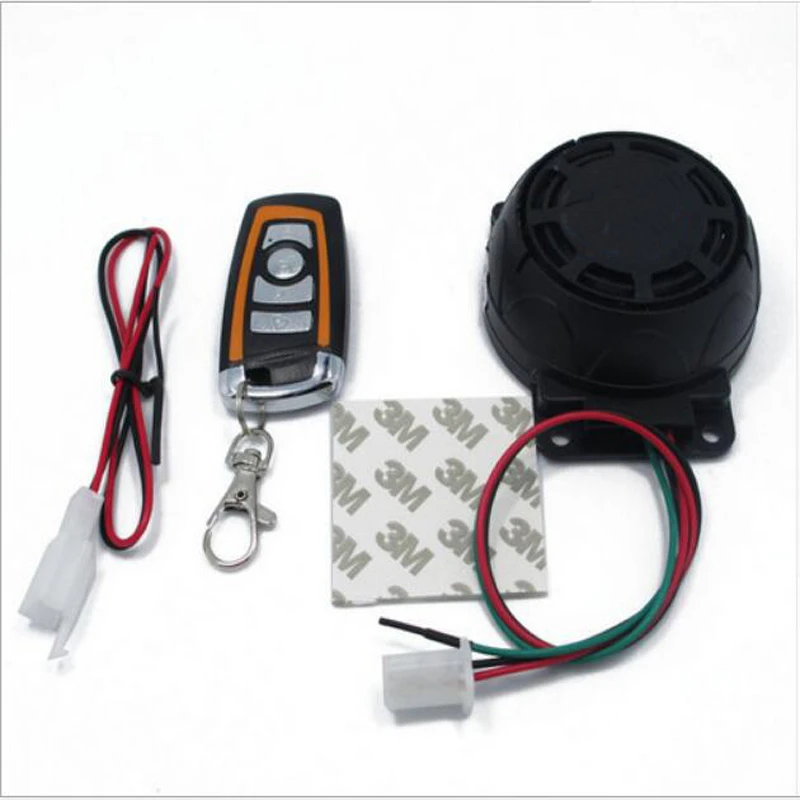 

12v motorcycle anti-theft alarm system burglar alarm remote control safety motor flying saucer type anti-theft device