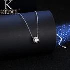 Keoc Kpop Новый рифленый ЦИЛИНДР ожерелье для женщин Материал классный кулон колье AAA с цирконием, ювелирное изделие, вечерние, свадебные, подарок, ювелирное изделие