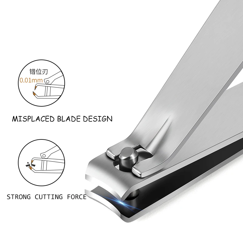 

Manicure Set Stainless Steel Nail Clippers Professional Cuticle Scissors Travel Case Tools Kit Nail Pliers With Nail File