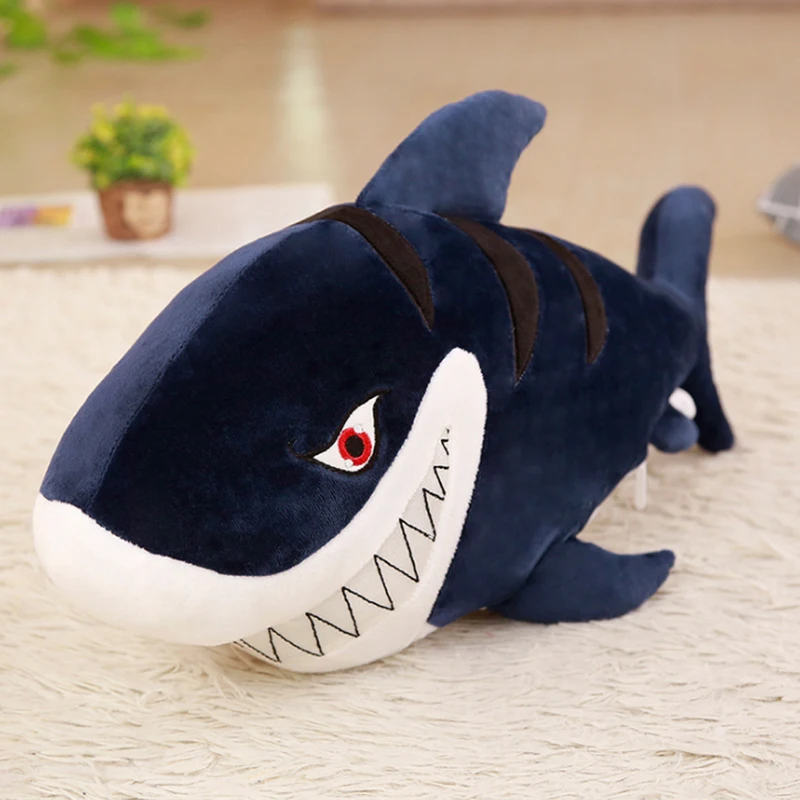 Игрушка плюшевая большая акула детский коврик для сна подушка дивана украшение