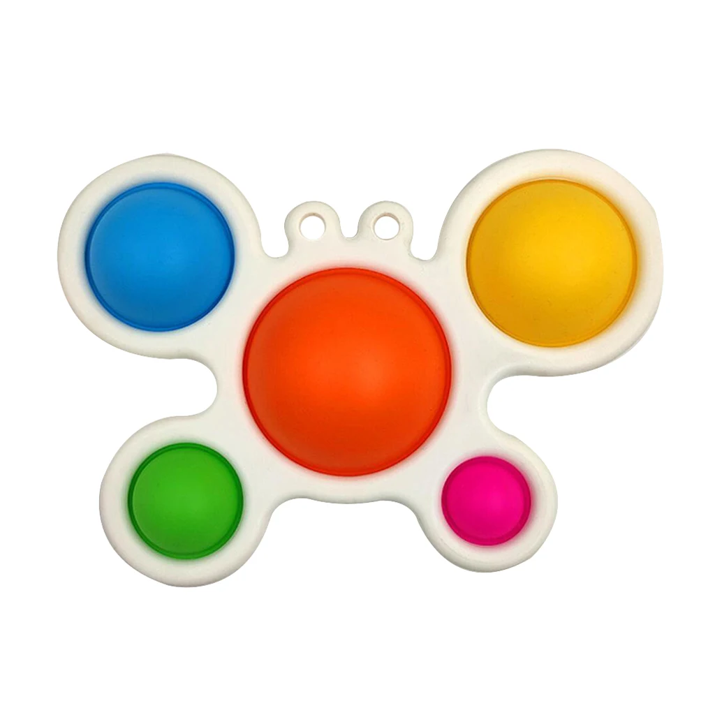 

Bubble Sensory Toy for Children Adult Stress Reliever Silicone Squeeze Sensory Toy Finger Exercise Brain Training Game