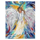 5DDiamond вышивка ангел абстрактное искусство алмазная живопись вышивка крестиком Алмазная мозаика для творчества и рукоделия рождественские GiftZP-3022