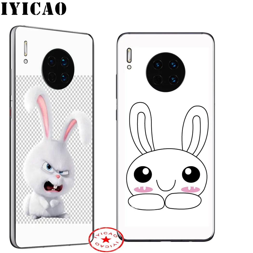 IYICAO кролик B мягкий чехол для huawei Honor 20 10 9 9X 8X 8C 7X 7C 7A 6A Lite рro вид Примечание iPhone X