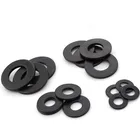 Плоская шайба из углеродистой стали M3 M4 M5 M6 M8 стандартная черная стандартная для винта класса 8,8