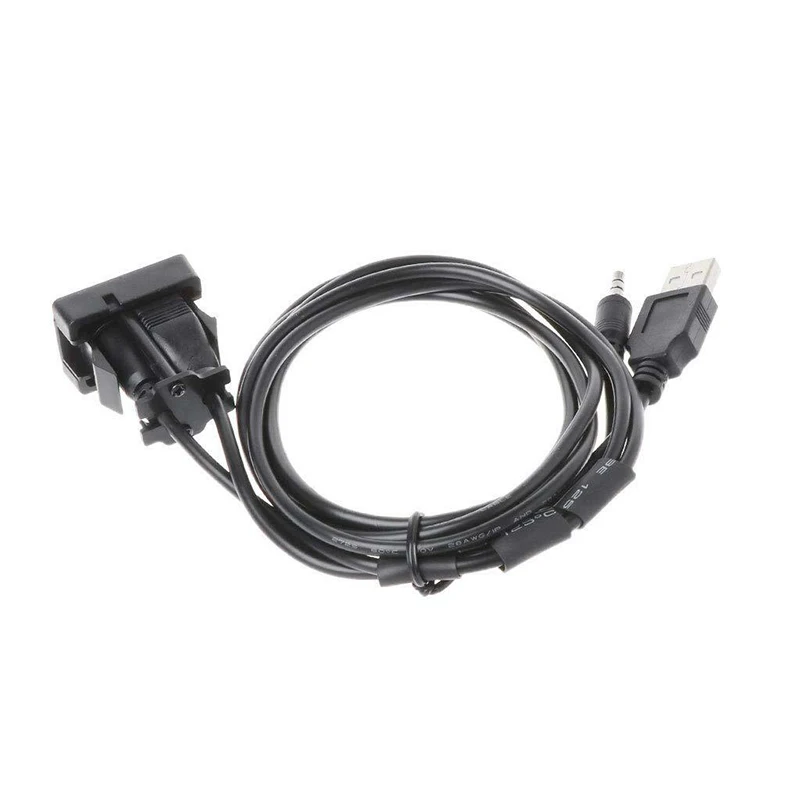 3 5 мм AUX адаптер USB порт разъем для наушников аудио удлинитель панель