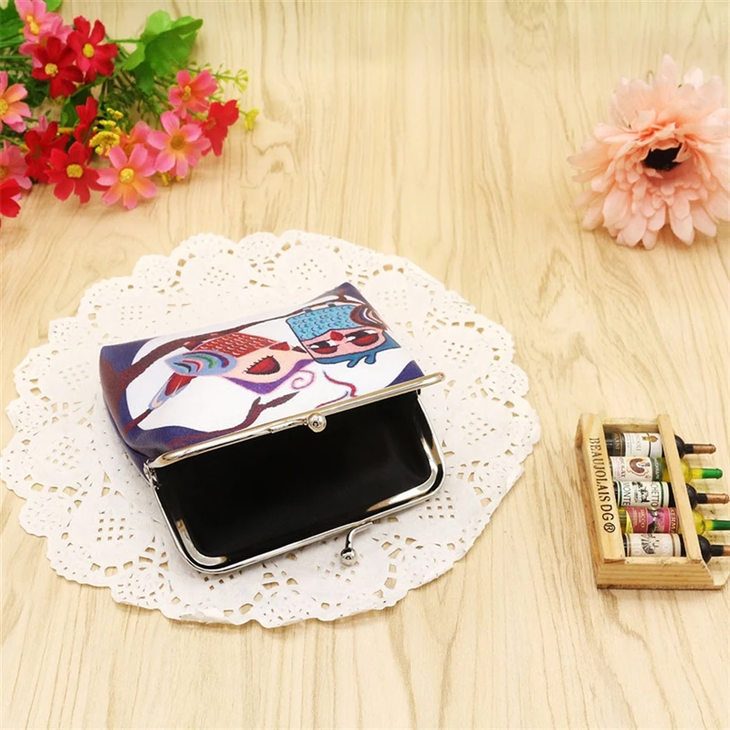 Креативный женский кошелек для монет модный Чехол карт с цифровым принтом