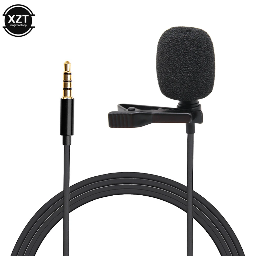 Портативный всенаправленный 4-полюсный микрофон с разъемом 3 5 мм
