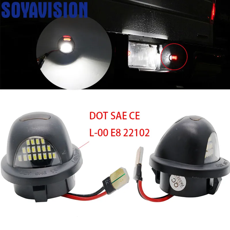 Яркий белый + красный светодиодный неоновый светильник номерного знака для Ford F150