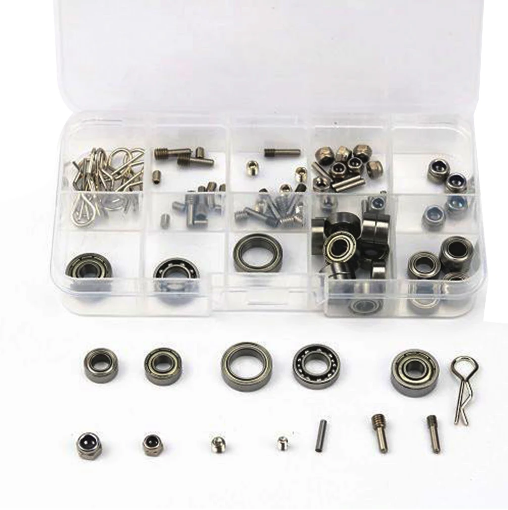 Набор металлических винтов для радиоуправляемого автомобиля 1/10 с 89 шт. AXIAL SCX10II Jeep