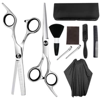 9pcs professional hairdresser scissors set hair scissors hairdressing thinning scissors hair cutter comb for salon barbers use