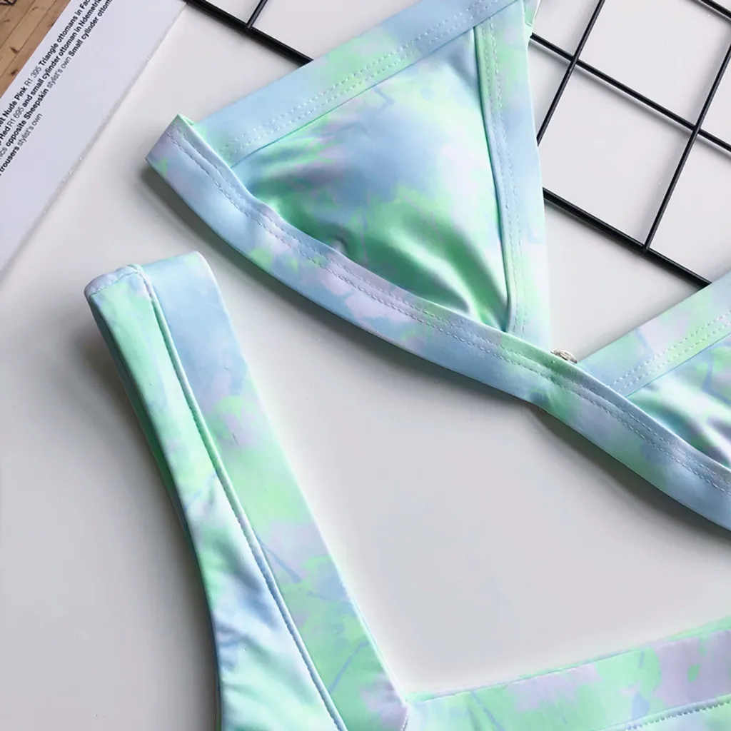 Женский купальник-бикини с принтом SAGACE купальник высокой талией пуш-ап женский |