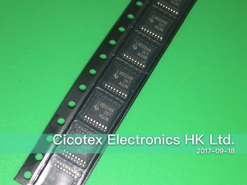 5pcs/lot SN65LVDS049PWR LVDS049 TSSOP16 SN65LVDS049PW IC LVDS DUAL DIF DVR/RCV 16TSSOP SN65LVDS049PWG4 SN65LVDS049PWRG4