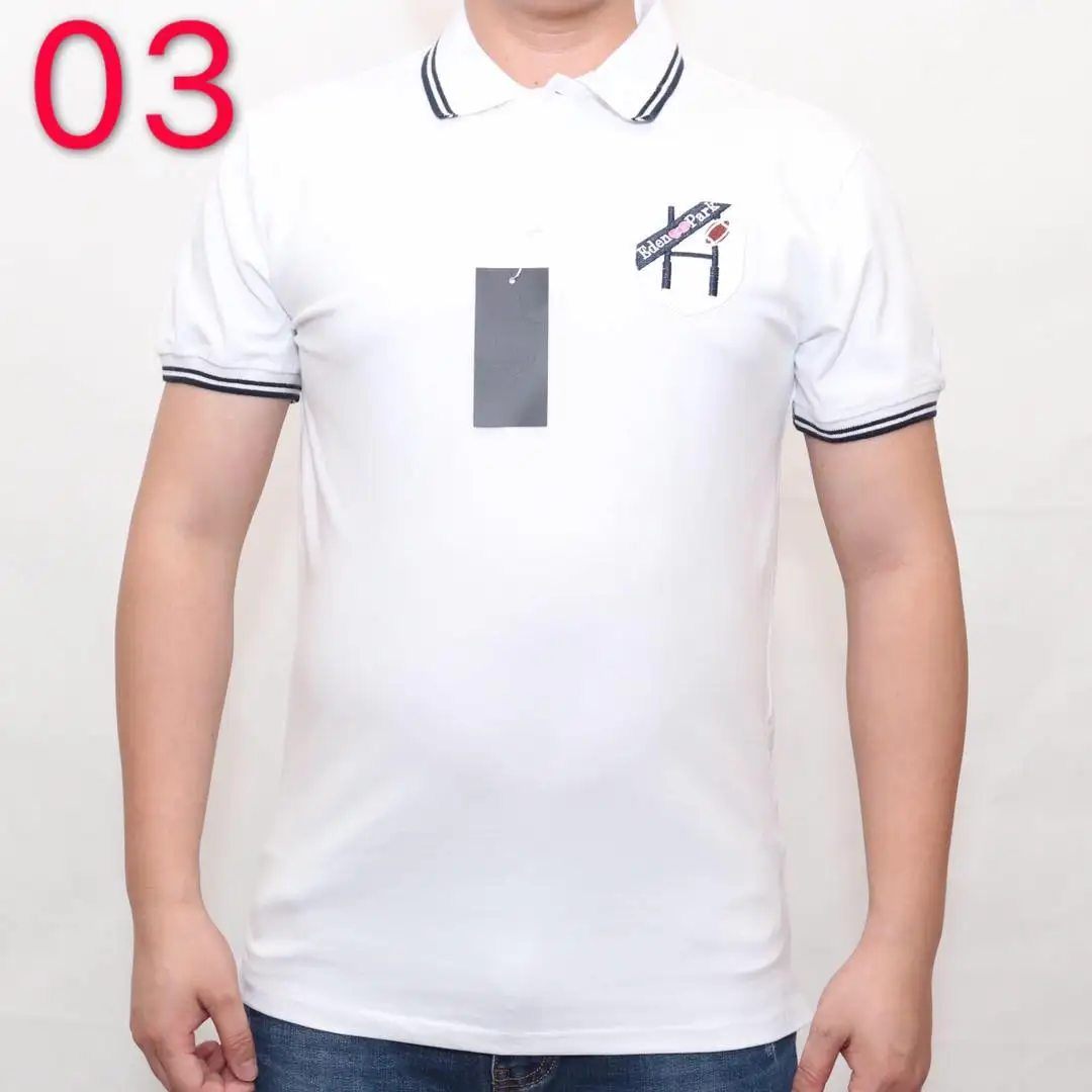 Hombre eden park Топ для мужчин с коротким рукавом Повседневная рубашка для регби camisa вышитая eden park polo мужская Тонкая однотонная хлопковая