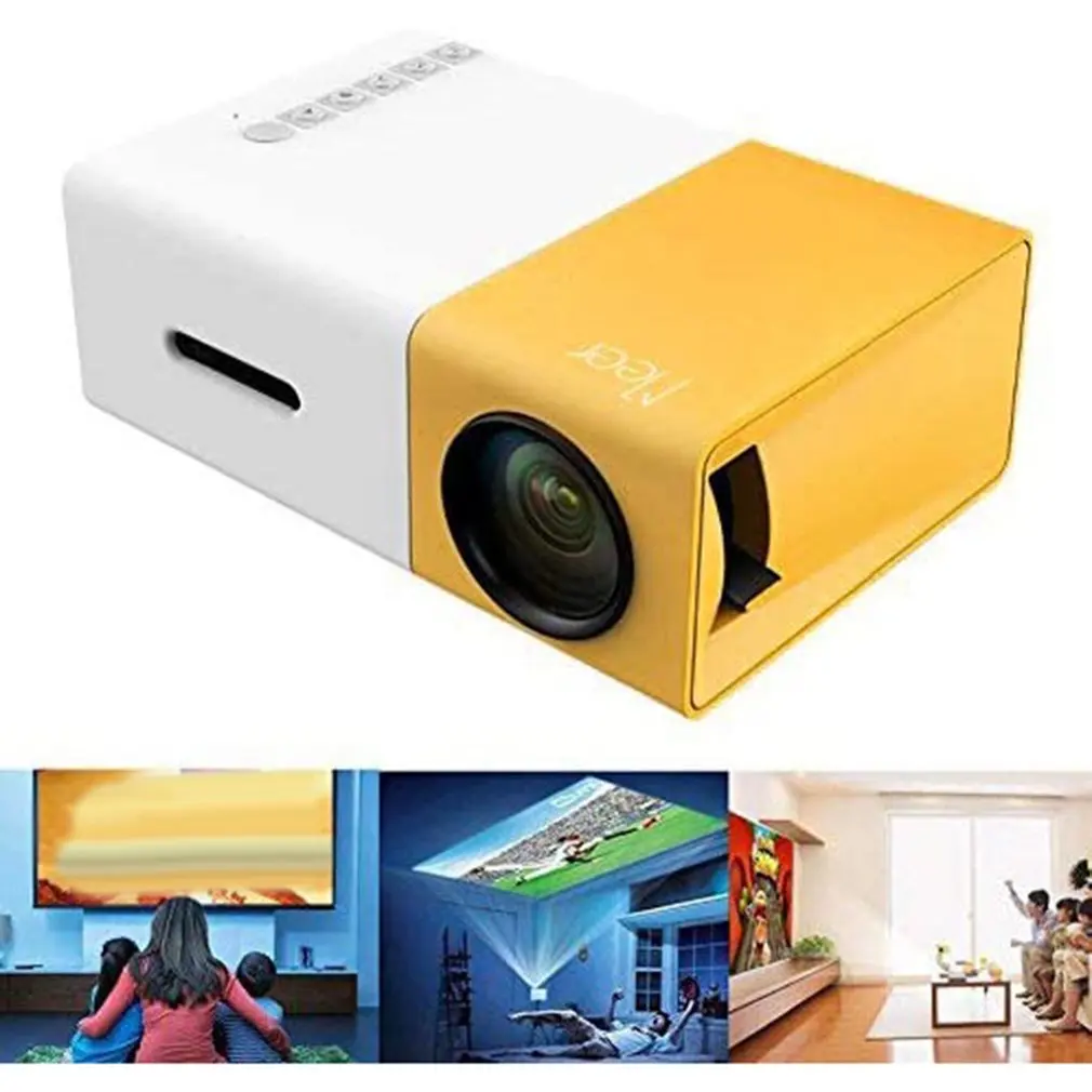 

Портативный проектор, полноцветный светодиодный Видеопроектор для детских подарков, проектор для развлечений на открытом воздухе