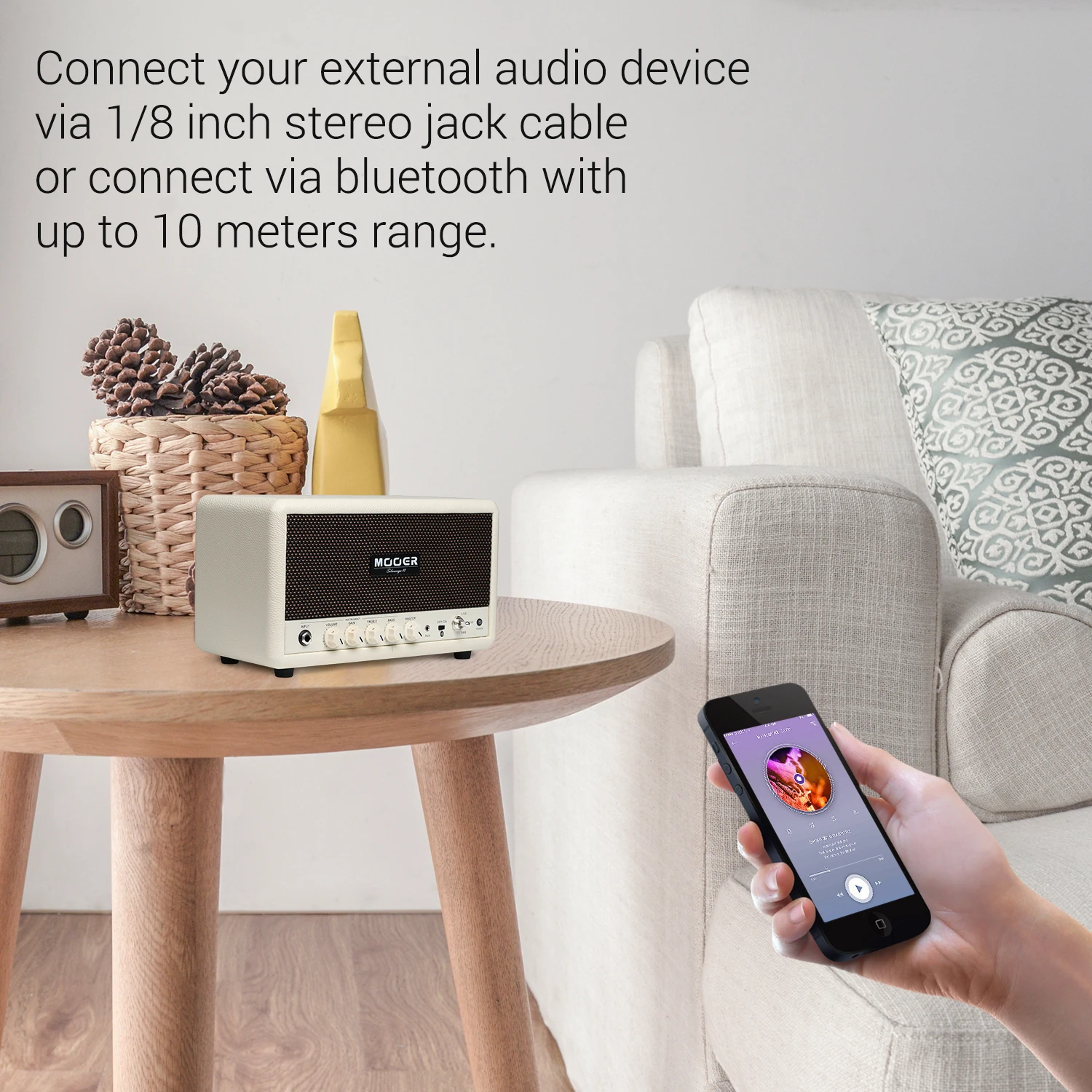Настольный Setero MOOER SilverEye 10 HiFi Bluetooth инструмент для громкоговорителя гитары