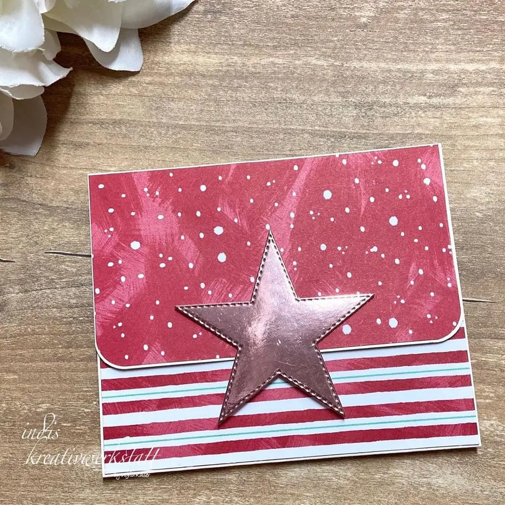 

LARGE STAR Metal Cutting Dies and Stamps for DIY Scrapbooking Dies Album Paper Card Decorative Crafts Embossing Die Cuts