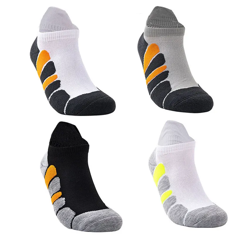 Towerke Men Professional Sports Socks Athletic Basketball Socks Sport Running Tennis Cycling Summer Ankle Socks