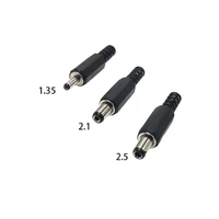 dc002 3 5mm x 1 35mm male dc power plug jack adapter connector plastic adapter 1 353 5mm diy male adapter block