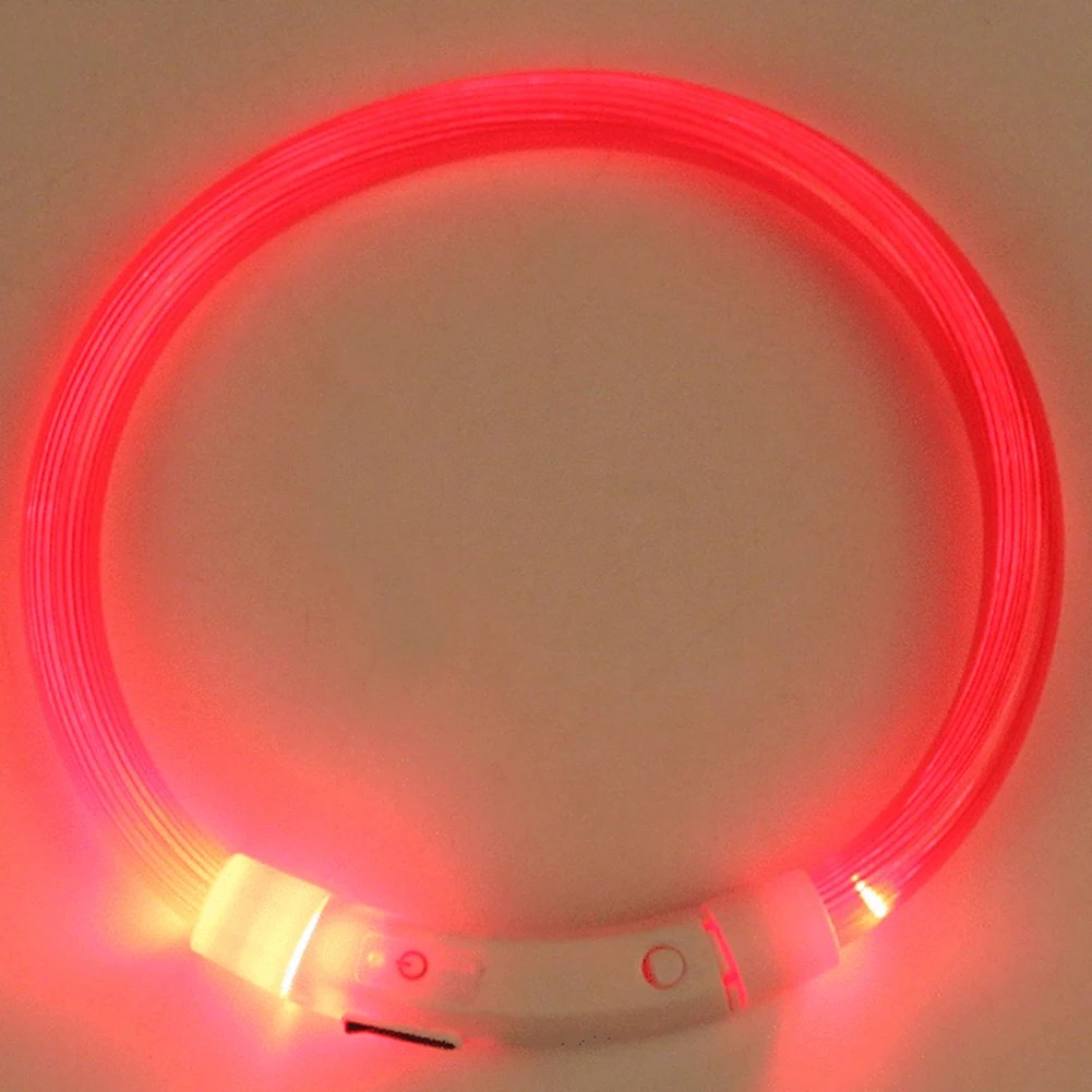 Rechargeable Led Usb Pet Dog Collar Night Collars Puppy Neck Glowing Luminous Safety Flashing Glow | Дом и сад