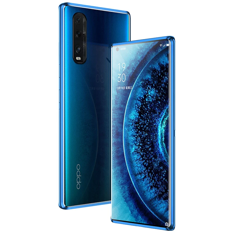 

For OPPO Find X2 Pro Magnetic Case 360 double-sided Tempered Glass Case for OPPO Find X2 Metal Bumper Case Find X2 Pro