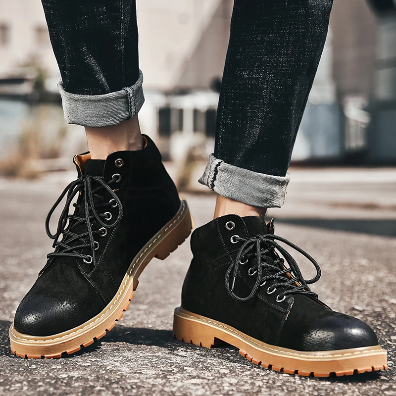

Mens Shoes Casual Leisure Shoes Mens Casual Slip On Loafers Causal Men's Leather Black Men Fashion Hot Sneakers Sports For