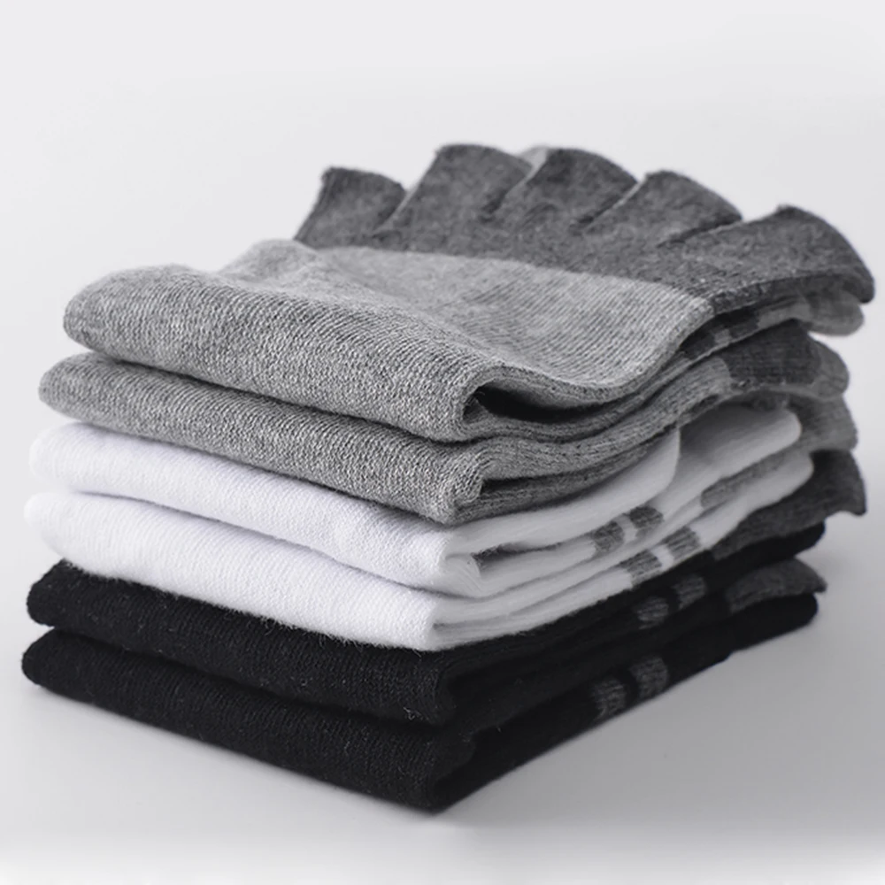 Новинка мужские носки с пятью пальцами противоскользящие хлопковые дышащие