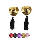 Новое сексуальное интимные товары, игрушки Женское нижнее белье с блестками и кисточками бюстгальтер для груди Стикини наклейки накладки на соски